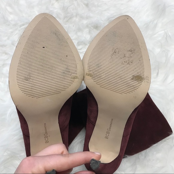 BCBG | Valor Mid-Calf Suede Bootie Size 8.5 - Picture 6 of 7